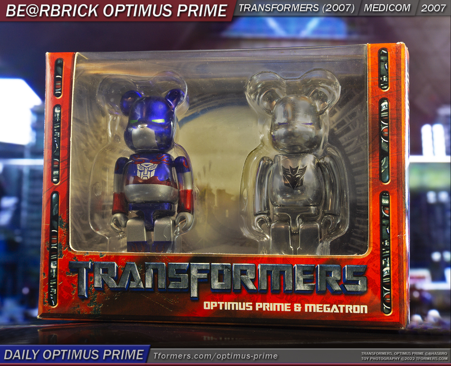 MEDICOM TOY - 2点セット BE@RBRICK × TRANSFORMERS OPTIMUS Medicom 200% Bearbrck ~ Transformers Be@rbrck Optimus Prime